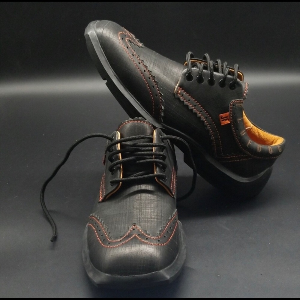 John Fluvog future angle men’s leather shoes